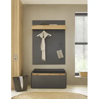 Home Affaire Garderobenpaneel GIRON/CiTY Grau