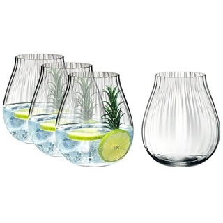 RIEDEL THE WINE GLASS COMPANY Glas Riedel 4er-Set Tumbler Collection Optical O Gin, Kristallglas