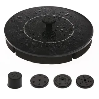 2,4-w-solarpumpe Für Springbrunnen Und Vogeltränken, Schwimmendes Paneelset Für Außenbrunnen, Ideal Für Kleine Teiche, Gärten, Terrassen Und Rasenflächen.