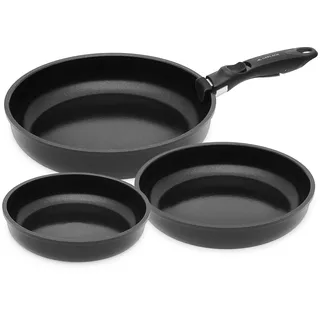 Gerlach Smart Bratpfannenset 20-24-28Cm - Schwarz