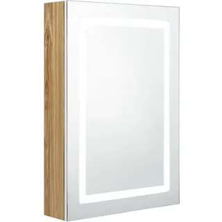 vidaXL LED-Spiegelschrank 50 cm weiß