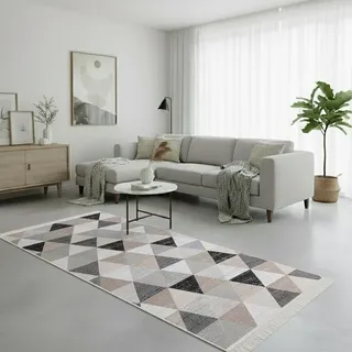 jimri Kelim Läufer 80 x 150 cm Grau