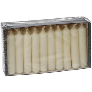 Stumpenkerzen Pyramidenkerzen Champagner 70 x Ø 14 mm, 30 Stück