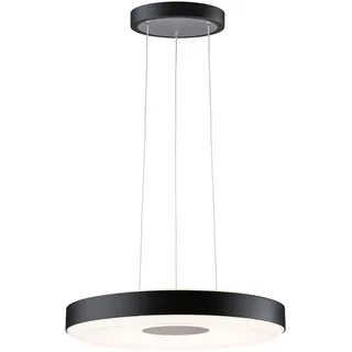 Paulmann Puric Pane 1-flg. Ø 40 cm rund schwarz/grau