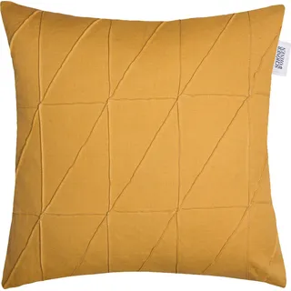 SCHÖNER WOHNEN-Kollektion Dekokissen Across, mit graphischer Ziernaht gelb