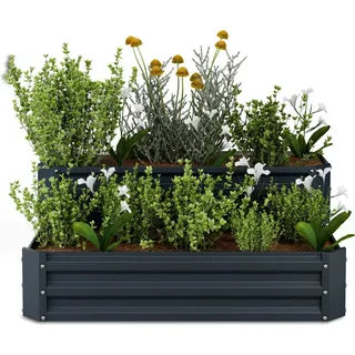 Blumfeldt Hochbeet 120 x 50 x 90 cm Anthrazit