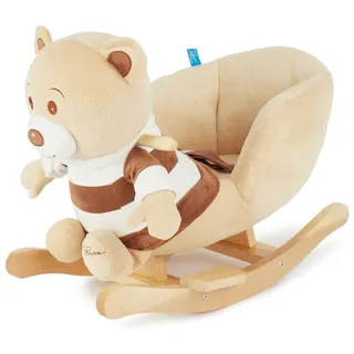 Bieco Spielwaren Plüsch Schaukeltier Bär Bubu in Braun | Gr.: onesize