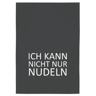 17;30 Hamburg Geschirrtuch Ich kann nicht nur Nudeln, weiss von 17;30 Hamburg 100% Baimwolle Siebdruck