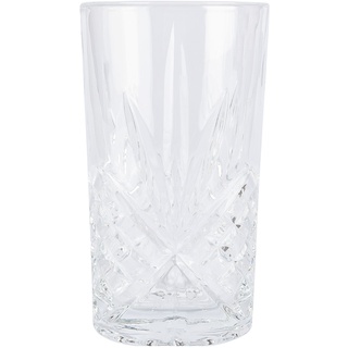 ERNESTO® Kristall-Whiskey- /Longdrinkgläser, 4er-Set (Longdrinkglas)