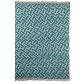 Outdoorteppich Greece ocean green blau, Designer Kuatro Carpets, 0.5x200 cm
