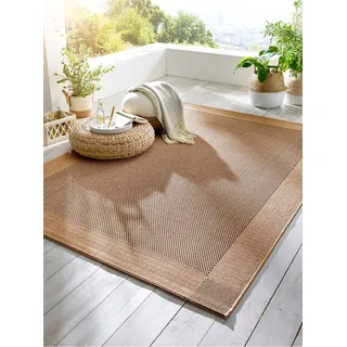 Teppich HEINE HOME Gr. 3, beige (natur), B:140cm H:3mm L:200cm, Kunstfaser, Polypropylen, Teppiche, Teppich