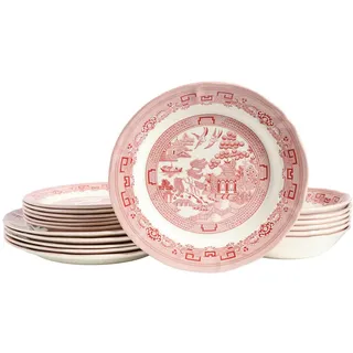 CreaTable China Town Kombiservice 18-tlg. rot