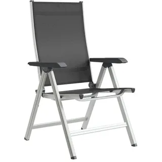 Kettler BasicPlus Multipositionssessel 61 x 65 x 109 cm silber/anthrazit klappbar