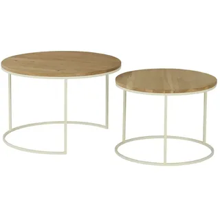 Couchtisch 2er Set  Illesheim , holzfarben , Maße (cm): H: 50  Ø: 75