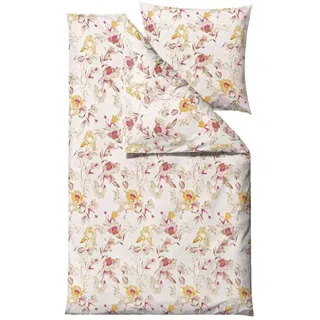 Södahl Flower Burst Blumen Gelb 135 x 200 cm + 80 x 80 cm