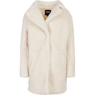 Parka URBAN CLASSICS "Urban Classics Damen Ladies Oversized Sherpa Coat" Gr. 3XL, beige (whitesand) Damen Jacken Parkas