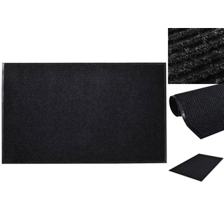 Fußmatte Fußmatte Schwarze PVC Türmatte 90 x 120 cm Schmutzfangmatte Türvorlege, vidaXL, Rechteck, Höhe: 90 mm schwarz