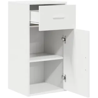 vidaXL Sideboard 38 x 34,5 x 75 cm Weiß