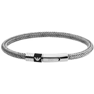 Emporio Armani Herren-Edelstahlarmband mit Karabiner-, Schieber- oder Magnetverschluss