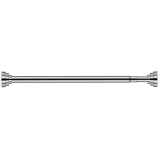 Teleskopstange Spannstange Gardinenstange 60-100cm Ausziehbar Klemmstange, Spannung Vorhangstange Edelstahl Duschvorhang Zugstange Aufhänger Stange, Ohne Bohren, Belastung 80KG für Badezimmer, Küche