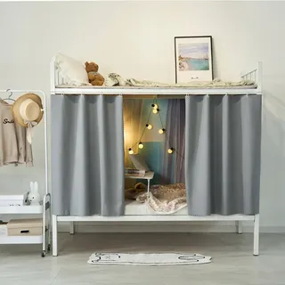 XGOPTS Bettvorhang Hochbett Kinder Vorhang Hochbett Bettvorhänge Mädchen Jungen Betthimmel Vorhänge für Bett Schlafsaal Bettvorhänge (115 x200 cm)