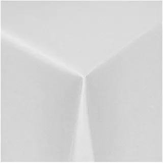 Moderno Tischdecke Tischdecke Stoff Damast Uni Design Jacquard mit Saum, Oval 160x220 cm weiß Oval 160x220 cm