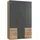 Level 150 x 236 x 58 cm Plankeneiche Nachbildung/graphit mit Schubladen