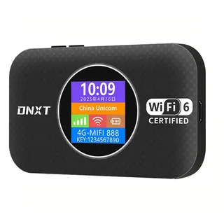wohnTRAUM24 4G Mobiler WLAN Router, Tragbares WLAN für Unterwegs,300 Mbps, 3000mAh 4G/LTE-Router, 4G Tragbares WLAN mit SIM Steckplatz, Unterstützt 10 Geräte schwarz