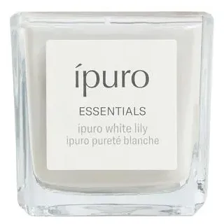 ipuro Essentials white lily Duftkerze 125 g weiß