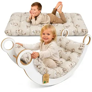 Jugendmatratze Krabbeldecke für Baby Kissen für Kletterbogen - Bodenkissen Kinder, Totsy Baby gelb