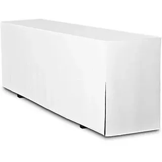TexDeko Biertischhusse, Heurigentisch husse 200cm Länge Premium (nur Tisch) (Weiß, Tischbreite 50cm)