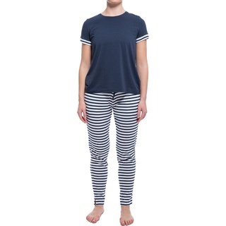 Mey, Damen, Pyjama, Tessie Schlafanzug, Blau, (XL)