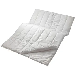 Centa-Star 4-Jahreszeitenbettdecke Sport Line 135 x 200 cm Baumwolle Weiß