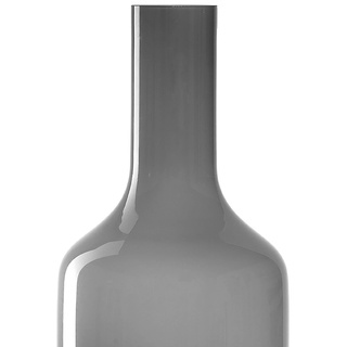Leonardo Vase Milano 39 cm Glas Grau