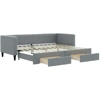 vidaXL Tagesbett 80 x 200 cm Hellgrau