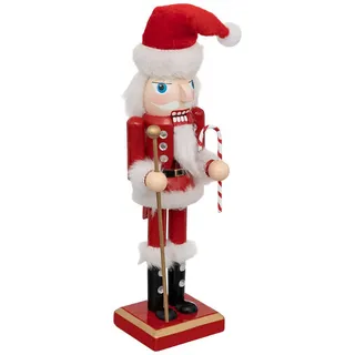 Atmosphera Createur d ́interieur Nussknacker, Mehrfarbig, Holz, 6x25x7 cm, Dekoration, Weihnachtsdekoration