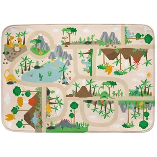 Achoka, Spielteppich + Spielmatte, Dinoworld Spielmatte, 100x150cm (150 x 100 cm)