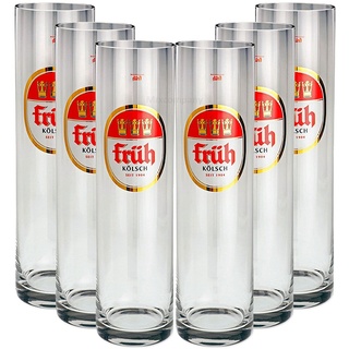 Früh Kölsch Gläser-Set – 6X Früh Kölsch Gläser Biergläser 0,3L