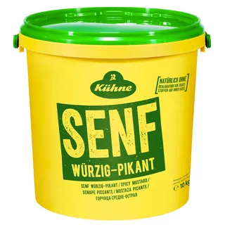 Kühne würzig pikant Senf 10,0 kg, 1 St.