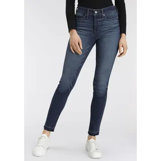 Slim-fit-Jeans LEVI'S "311 Shaping Skinny" Gr. 28, Länge 32, blau (dark indigo worn in) Damen Jeans Röhrenjeans im 5-Pocket-Stil Bestseller