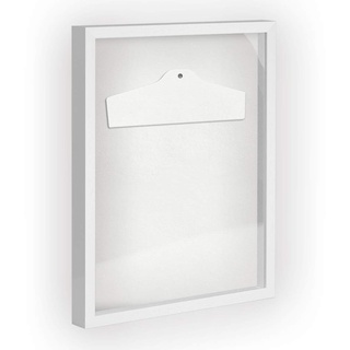 Objektrahmen Trikotrahmen VARIO inkl. Bügel und Passepartout 70x100cm Weiß (lackiert)