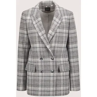 Madeleine Blazer Kariert Grau 34