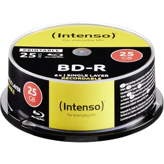 Intenso BD-R 25 GB, 25 Stück(e)