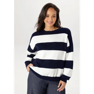 aniston plus Strickpullover Blau 48