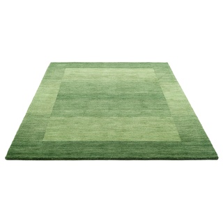 Wollteppich THEKO "Gabbeh Super" Teppiche Gr. B/L: 200 cm x 300 cm, 9 mm, 1 St., grün Schurwollteppiche