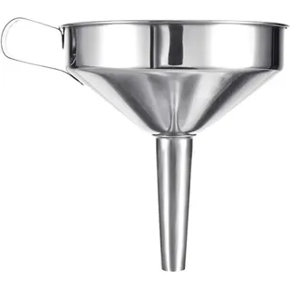 INOX-Trichter für Marmelade, Küchenfilter, Filtertrichter, INOX-Küchentrichter mit Filter zum Kochen, Umfüllen von Flüssigkeiten, ätherischen Ölen