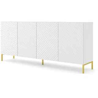 Sideboard   ¦ weiß ¦ Maße (cm): B: 200 H: 87