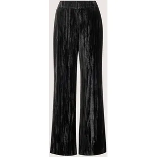 Stoffhose MADELEINE "Samthose Weite Hose zum Schlüpfen", Damen, Gr. 40, N + K Gr, schwarz, Obermaterial: 100% Polyester PES., Modern, normal, Hosen Stoffhose