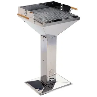 DEAL! Holzkohlegrill »Trichtergrill Nebraska« Grillfläche: 47 x 46 cm, Edelstahl-Grillrost - silberfarben