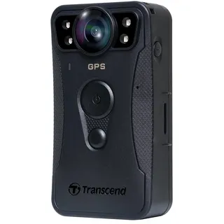 Transcend Bodycam, DrivePro 40 128GB 1440p,2K,QHD,60FPS (Akku, Bluetooth, WLAN, 2K), Dashcam, Schwarz